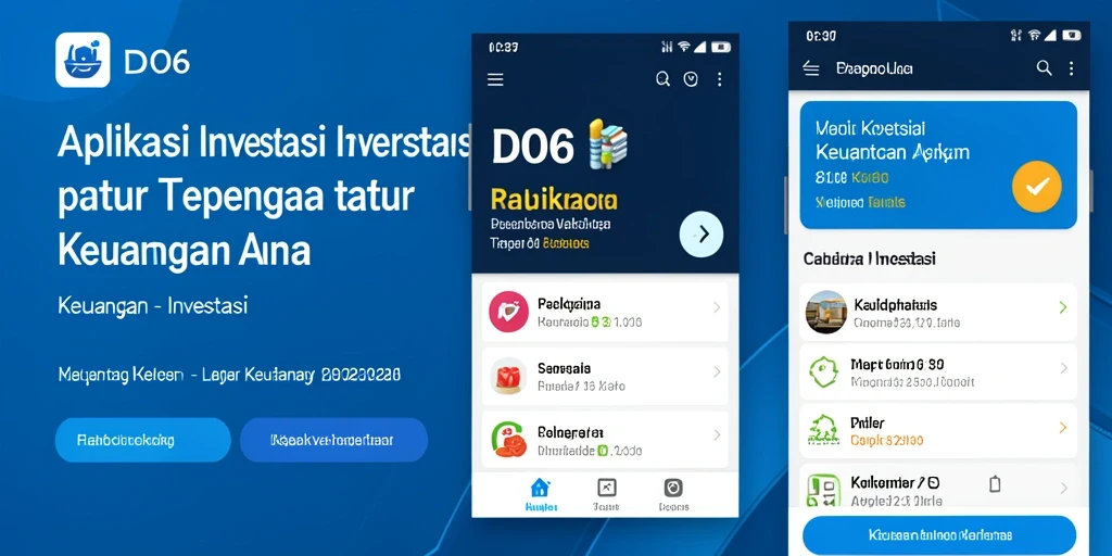 Antarmuka pengguna D06 yang user-friendly dan informatif.