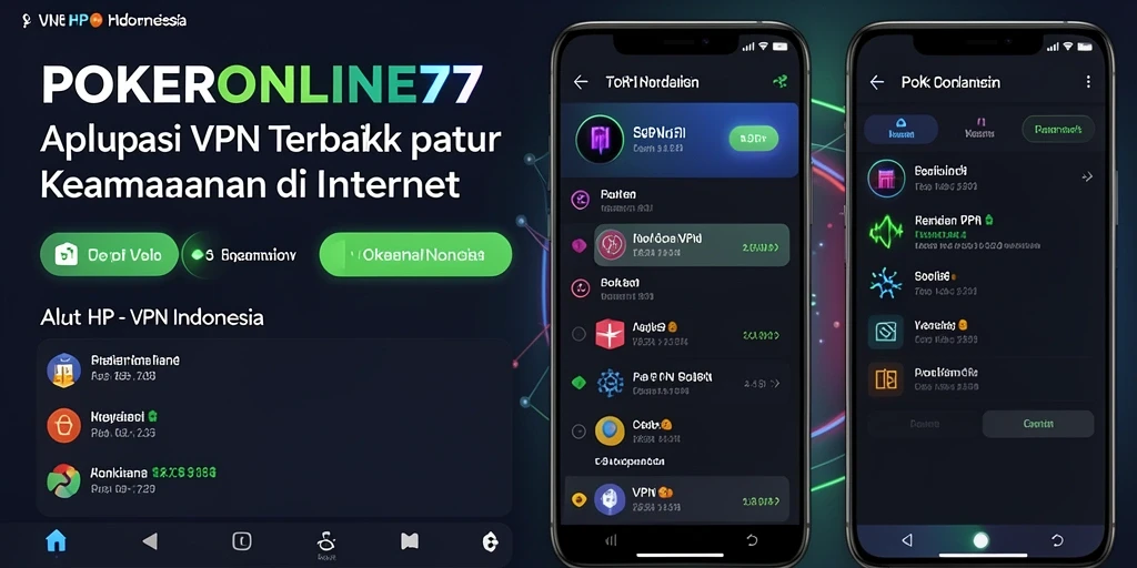 Antarmuka aplikasi POKERONLINE77 yang sederhana dan efektif.