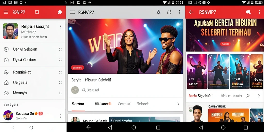 Tampilan antarmuka aplikasi RSNVIP7 yang menarik dan informatif.